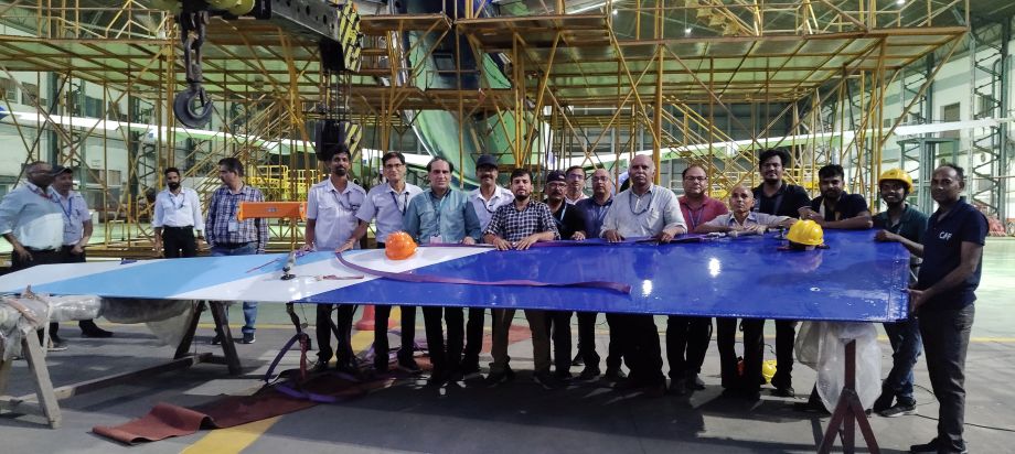 AIESL Successfully Completes Base Maintenance of IndiGo Airbus A320 Rudder at Delhi Facility