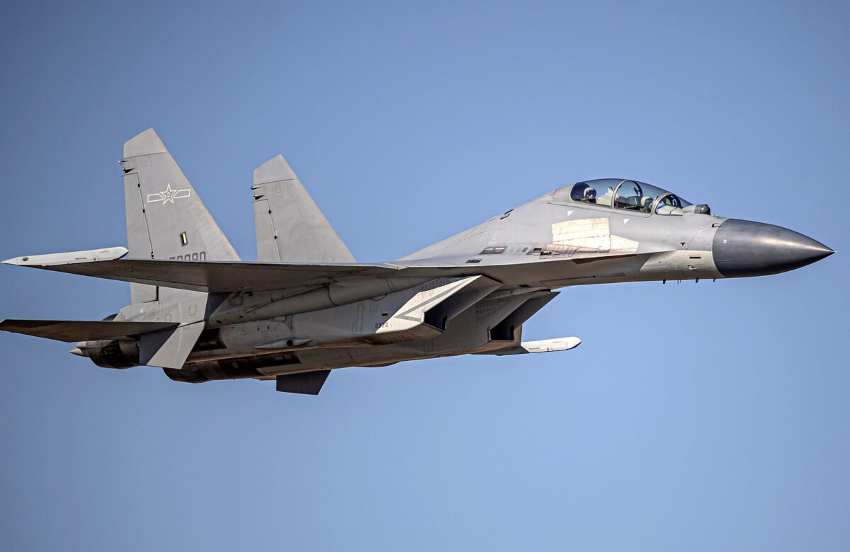 China's J-16 Fighter Unveiled in 'Beast Mode' with 10-Missile Loadout