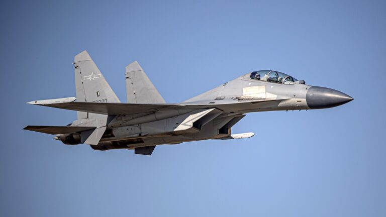 China's J-16 Fighter Unveiled in 'Beast Mode' with 10-Missile Loadout