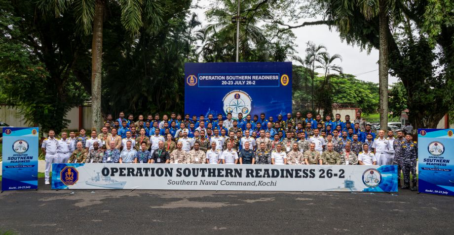 India Hosts Maiden Operation Southern Readiness with 26 Nations in Kochi