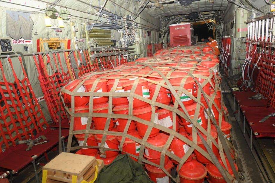 India Sends 10 Tonnes of Relief Material to Flood-Hit Nepal in IAF C-130J