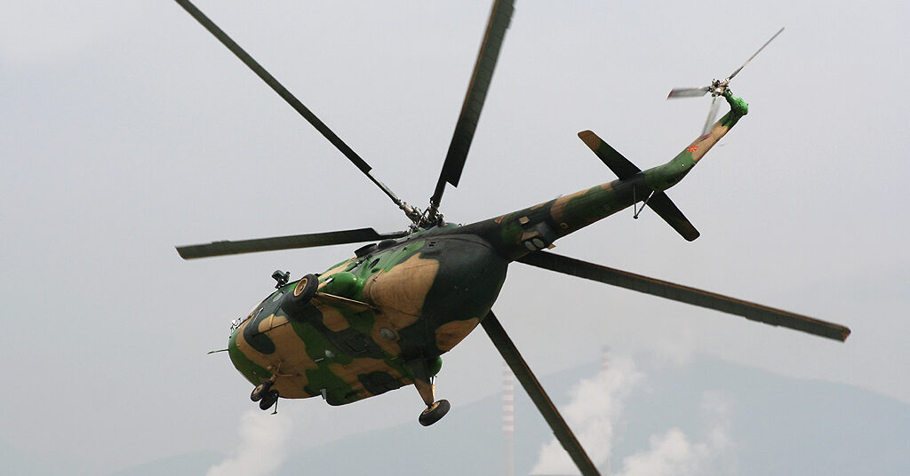 Indian Air Force Mi-17 Helicopters Demonstrate Powerful Rocket Salvo Capability During Combat Exercise