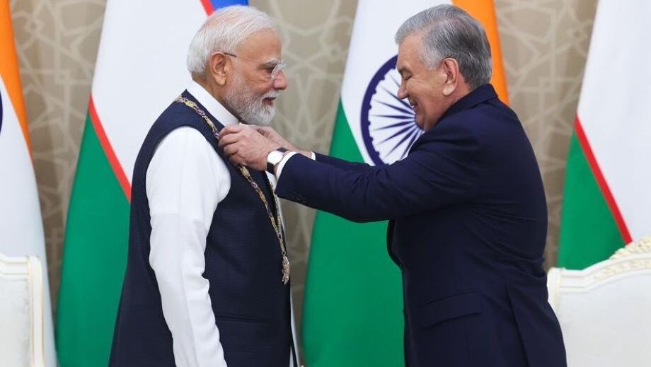 PM Modi Receives Uzbekistan’s Highest State Honour as India-Uzbekistan Strategic Ties Deepen