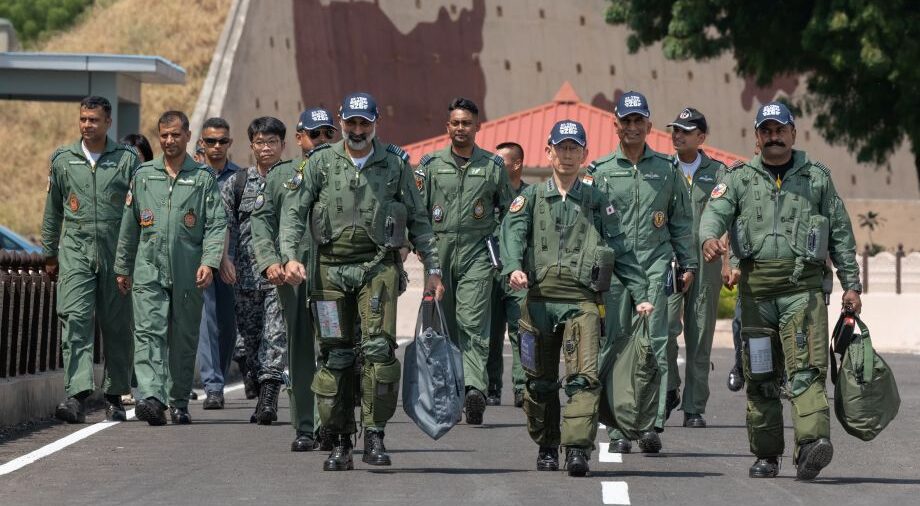 India-Japan Air Chiefs Fly Tejas Together During Exercise Veer Guardian 2026