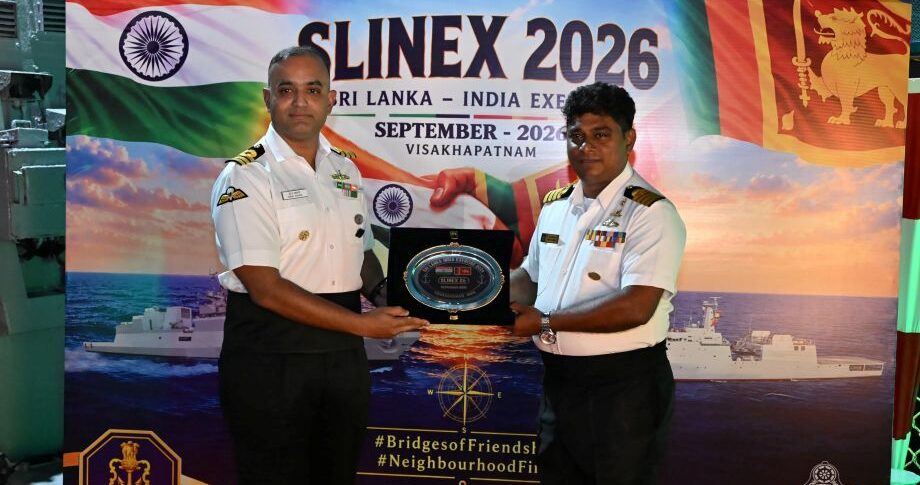 SLINEX-26: SLNS Sindurala Joins India-Sri Lanka Naval Exercise in Visakhapatnam