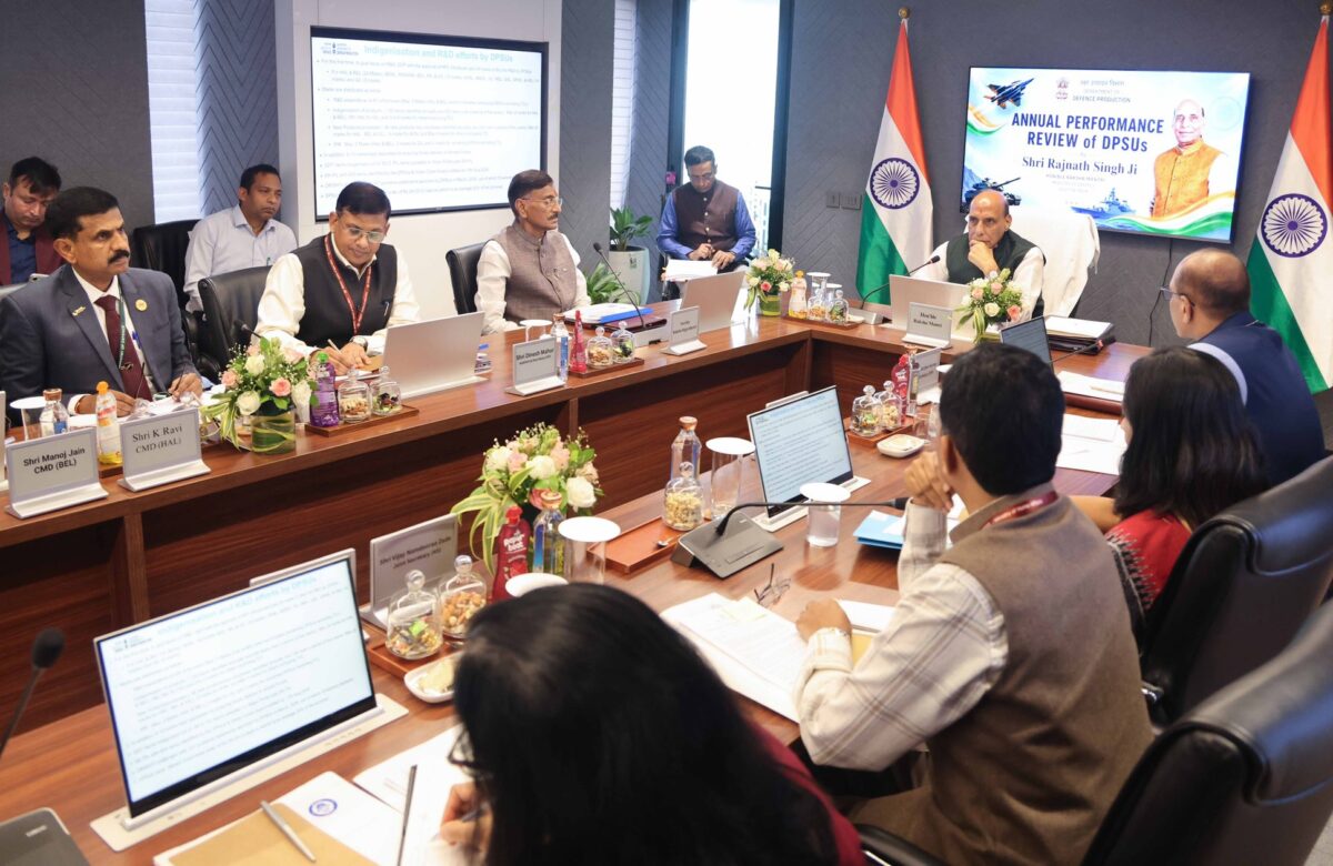 Rajnath Singh Directs DPSUs to Cut Import Dependence, Boost R&D and Defence Exports