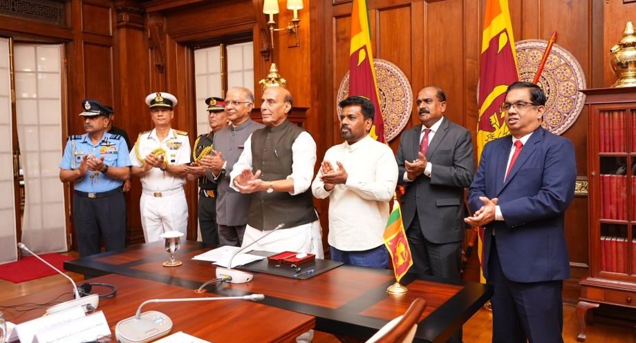 Rajnath Singh Holds Key Talks in Colombo to Strengthen India-Sri Lanka Defence Ties