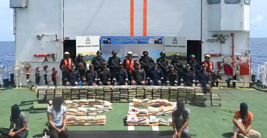 Indian Coast Guard Seizes ₹3,000 Crore Drug Consignment From Iranian Dhow Off Lakshadweep